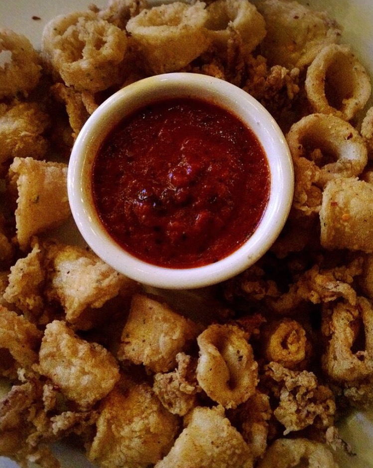 Top Down Calamari Picture